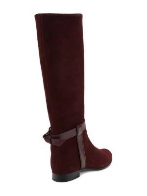 商品Alexandre Birman|Saddlery Suede Knee High Boots,价格¥2055,第3张图片详细描述