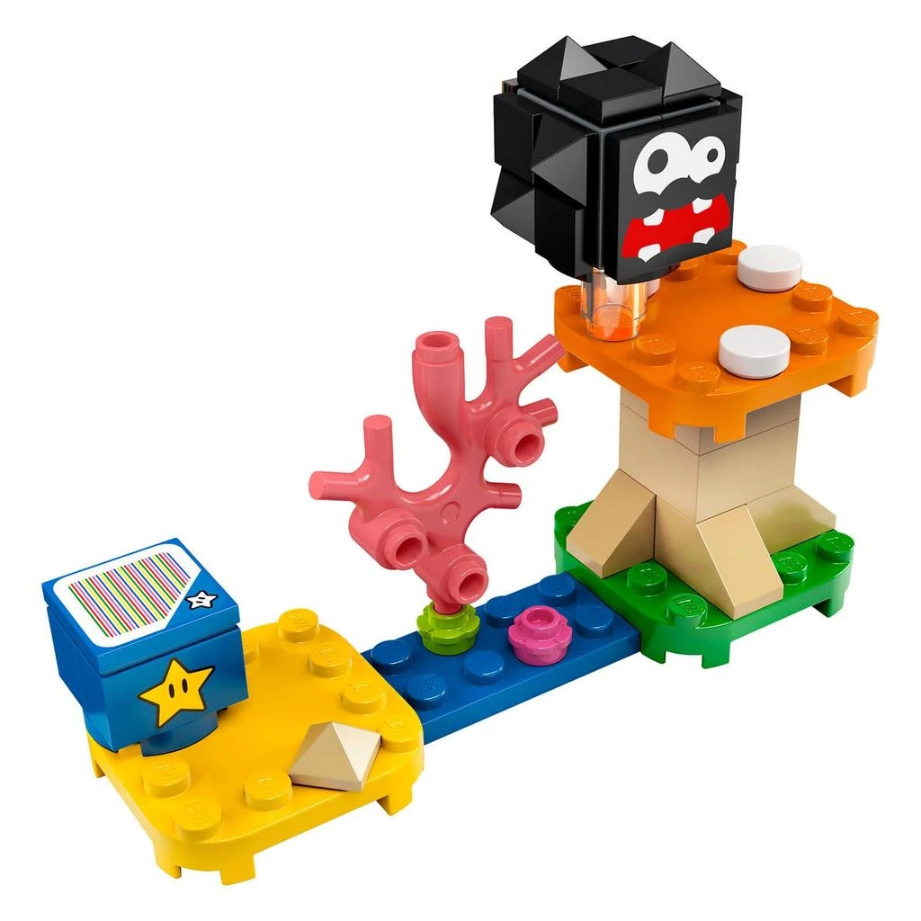 商品LEGO|LEGO Super Mario: Fuzzy & Mushroom Platform Expansion Set (30389),价格¥43,第2张图片详细描述