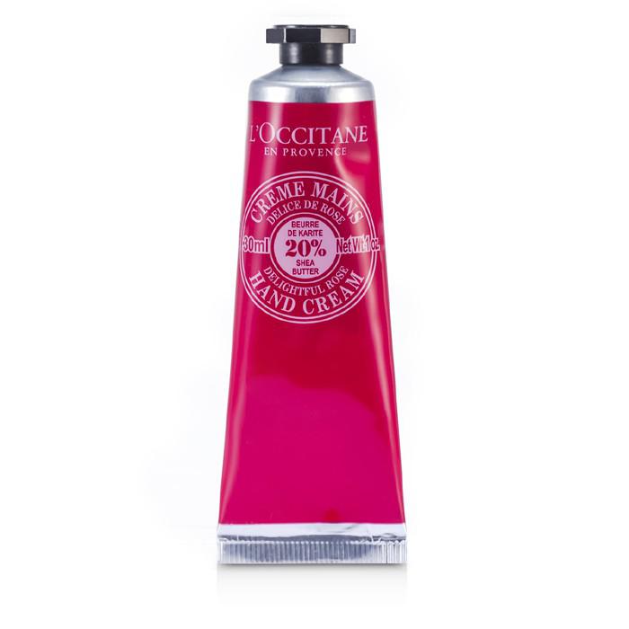 L'Occitane 乳木果玫瑰润手霜 护手霜 30ml/1oz商品第1张图片规格展示