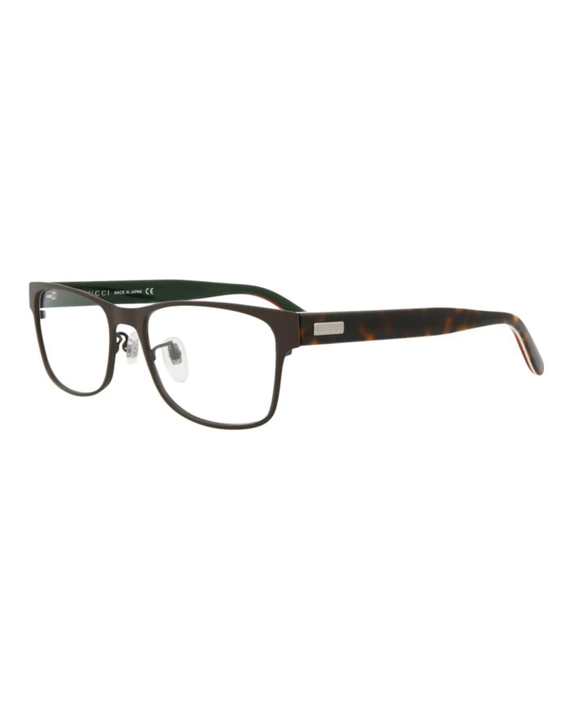 商品Gucci|Square-Frame Titanium Optical Frames,价格¥930,第2张图片详细描述