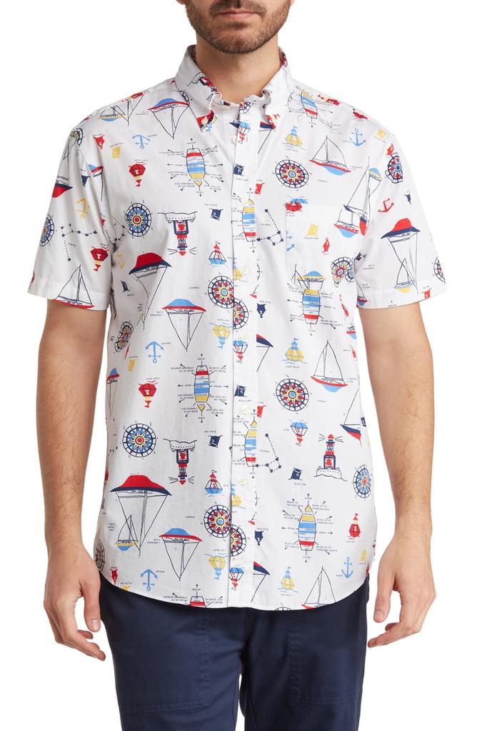 Nautical Poplin Button-Down Shirt商品第1张图片规格展示