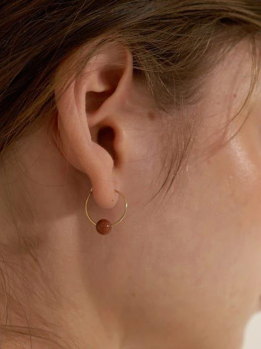 商品LOVE ME MONSTER|Gemstone Drop Earrings,价格¥469,第3张图片详细描述