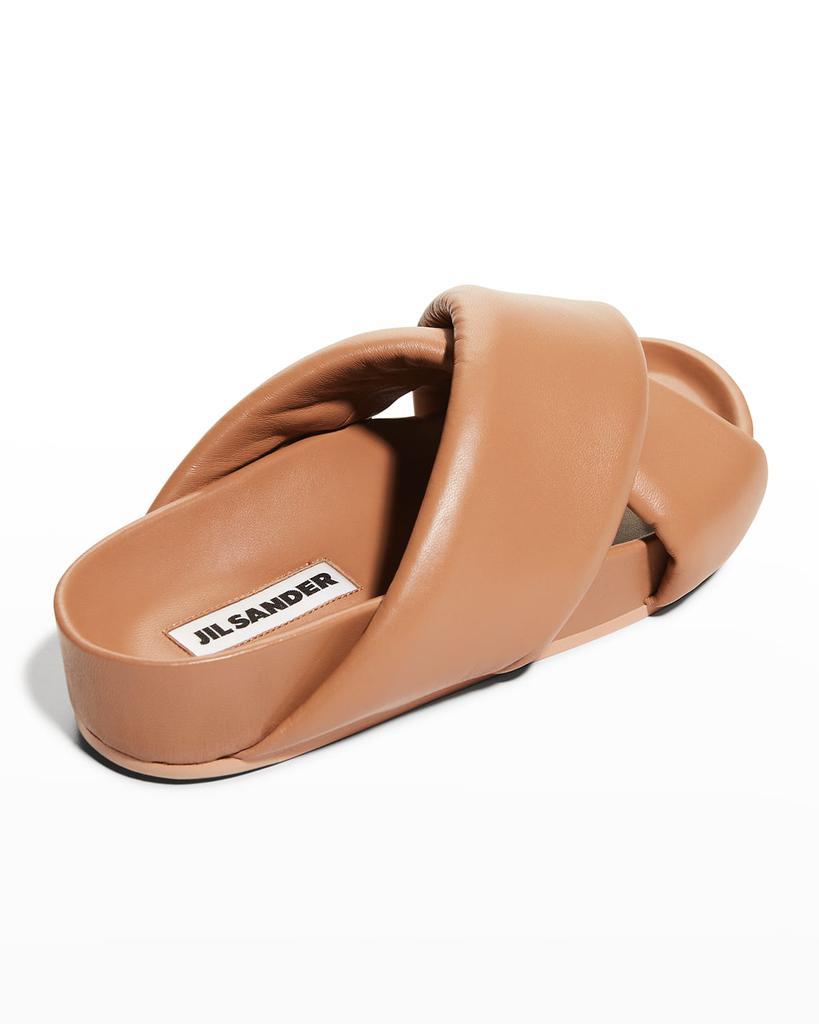 商品Jil Sander|Puffy Napa Slide Sandals,价格¥4295,第5张图片详细描述