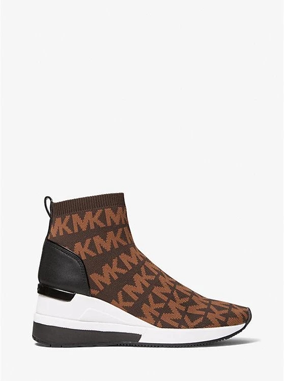 商品Michael Kors|Skyler Logo Stretch Knit Sock Sneaker,价格¥445,第2张图片详细描述