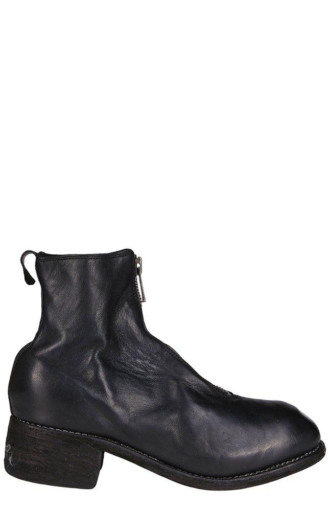 Guidi PL1 Front Zipped Ankle Boots商品第1张图片规格展示