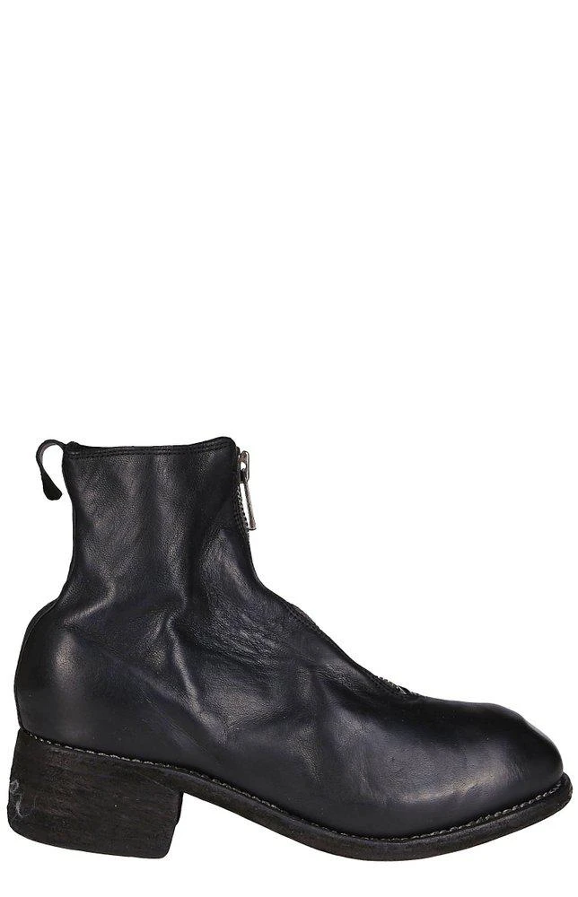 商品guidi|Guidi PL1 Front Zipped Ankle Boots,价格¥6682,第1张图片