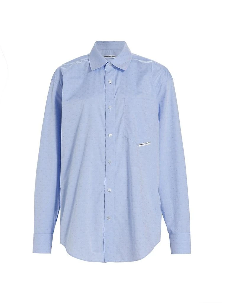 商品Alexander Wang|Embroidered Boyfriend Shirt,价格¥1463,第1张图片