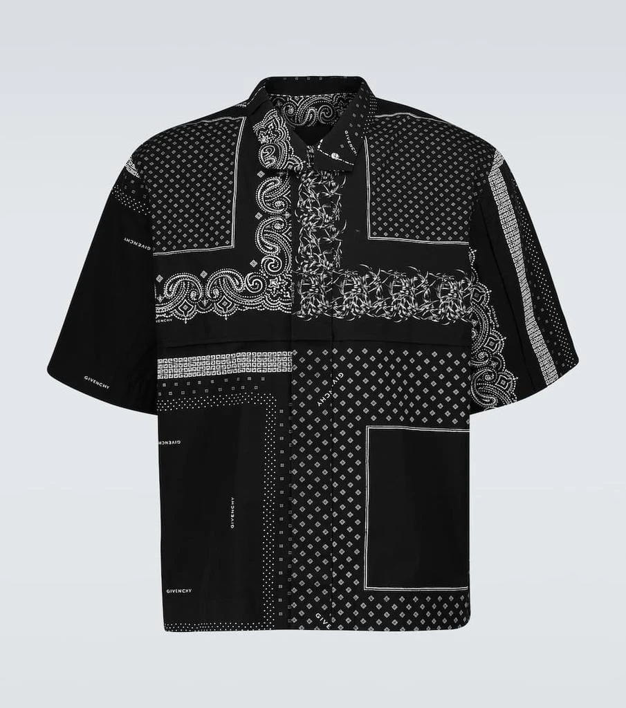 商品Givenchy|印花短袖棉质衬衫,价格¥6233,第1张图片