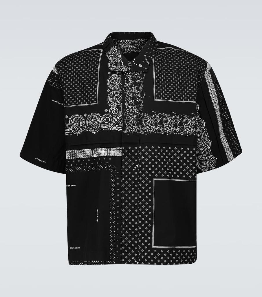 商品Givenchy|印花短袖棉质衬衫,价格¥5663,第1张图片