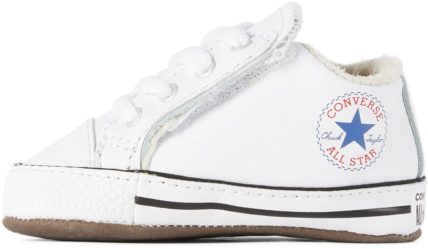 商品Converse|Baby White Easy-On Chuck Taylor All Star Cribster Sneakers,价格¥233,第5张图片详细描述