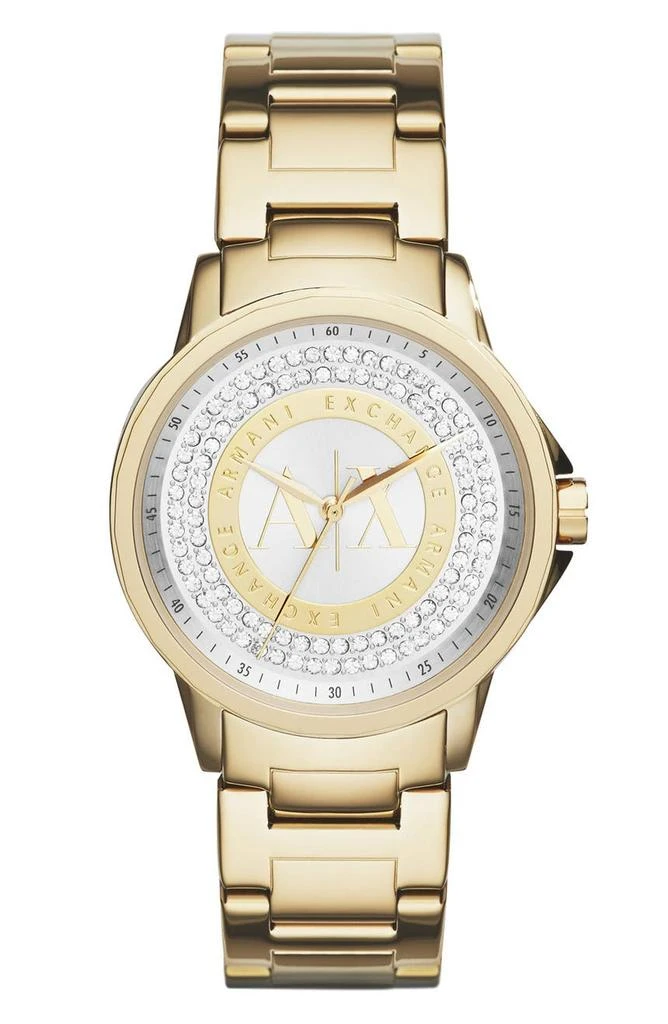 商品Armani Exchange|Crystal Dial Bracelet Watch, 35mm,价格¥901,第1张图片