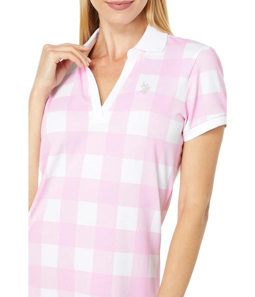 商品U.S. POLO ASSN.|Split-Neck Gingham Dress,价格¥176,第3张图片详细描述