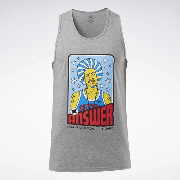 商品Reebok|QT Iverson 70s Tarot Card Tank Top,价格¥156,第3张图片详细描述