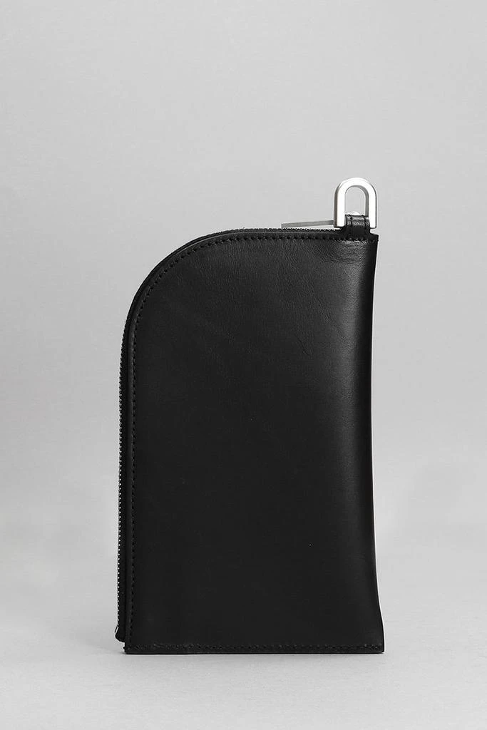 商品Rick Owens|Rick Owens Neckwallet Wallet In Black Leather,价格¥2504,第3张图片详细描述