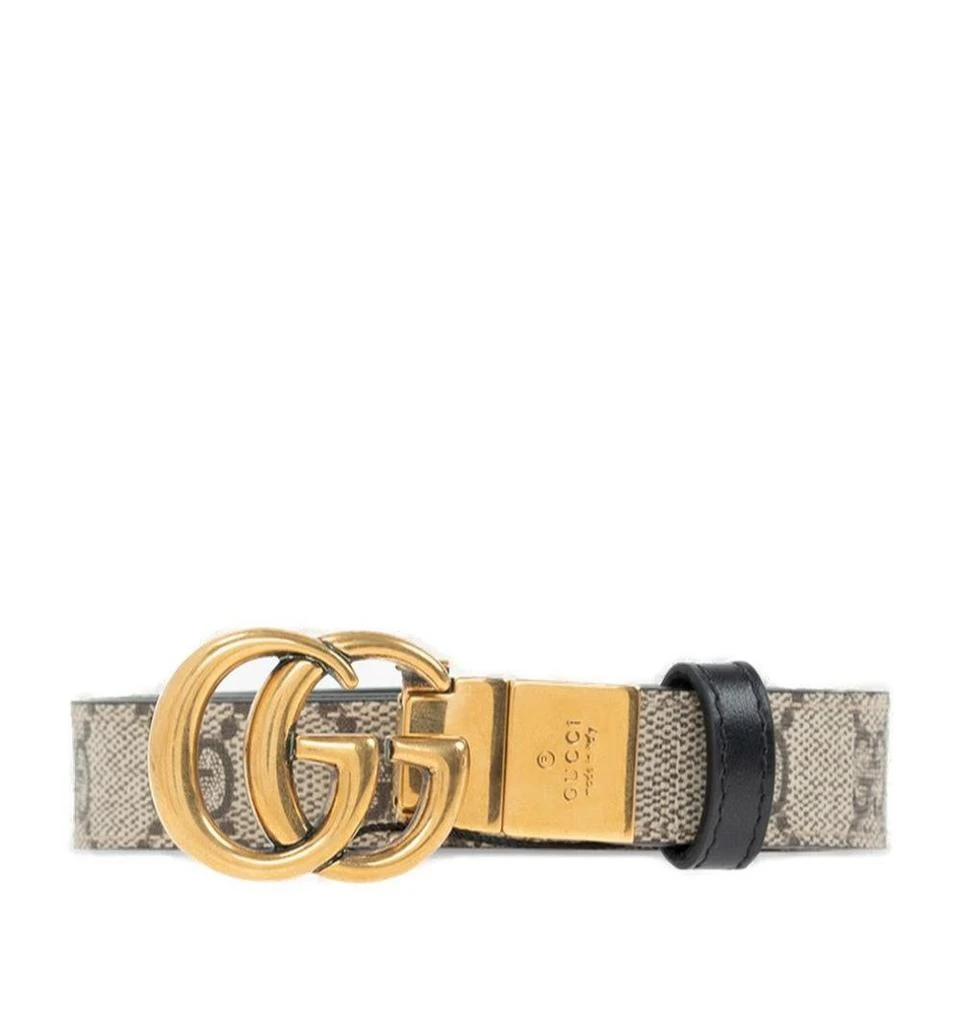 商品Gucci|Gucci GG Marmont Logo Plaque Reversible Belt,价格¥3108,第1张图片