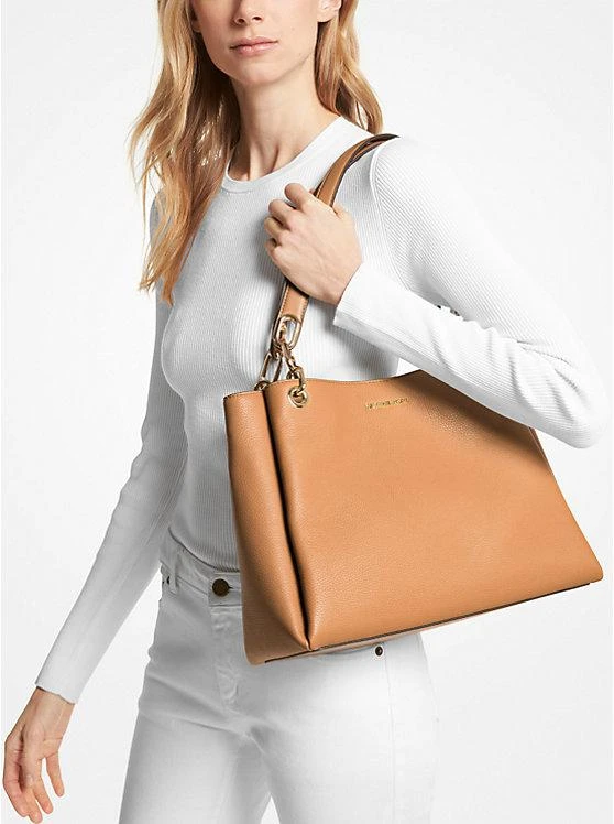 商品Michael Kors|Trisha Large Pebbled Leather Shoulder Bag,价格¥962,第3张图片详细描述