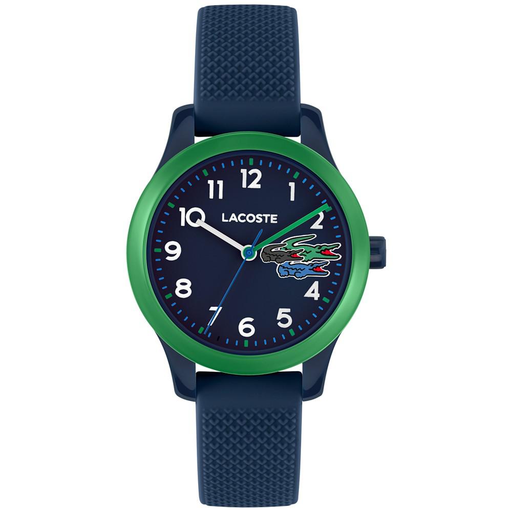 Kids' Lacoste 12.12 Navy Silicone Strap Watch 32mm商品第1张图片规格展示