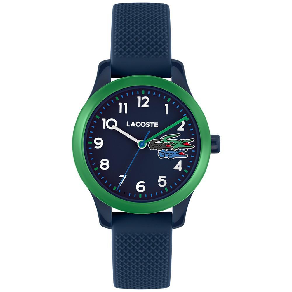 商品Lacoste|Kids' Lacoste 12.12 Navy Silicone Strap Watch 32mm,价格¥489,第1张图片