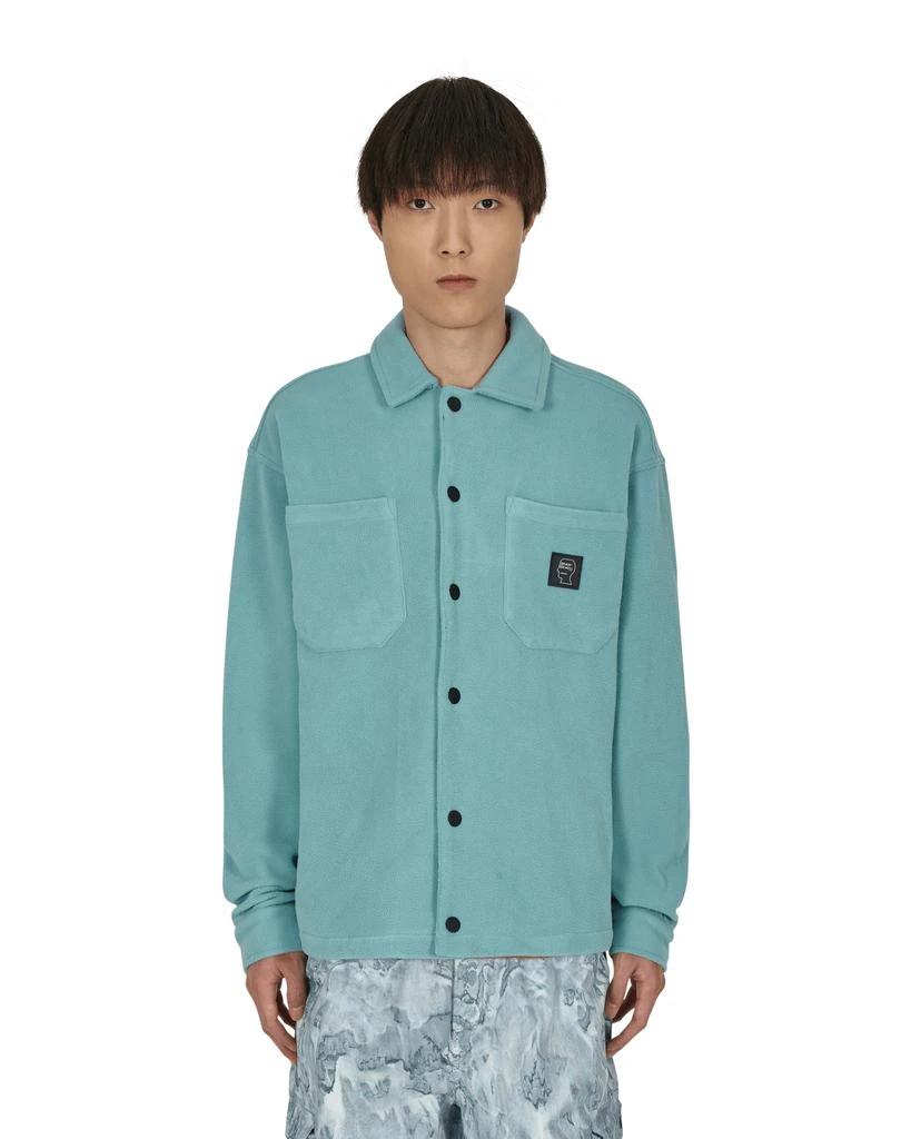 商品Brain Dead|Polar Fleece Climber Shirt Blue,价格¥668,第1张图片