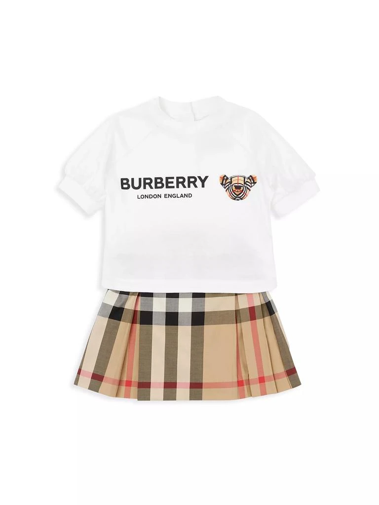 商品Burberry|Baby Girl's &amp; Little Girl's 1G3 Mini Hilde Check Skirt,价格¥875,第2张图片详细描述