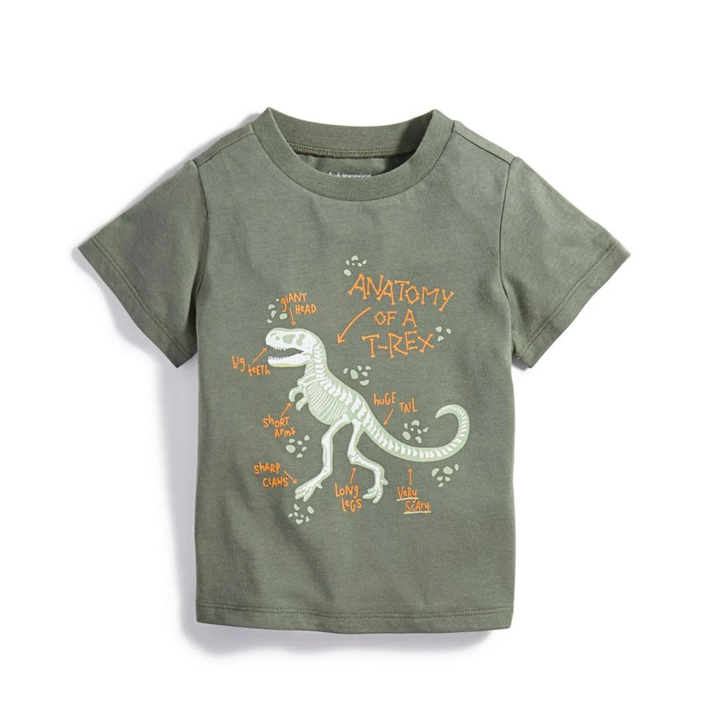 商品First Impressions|Baby Boys T-Rex Anatomy T-Shirt, Created for Macy's,价格¥30,第1张图片