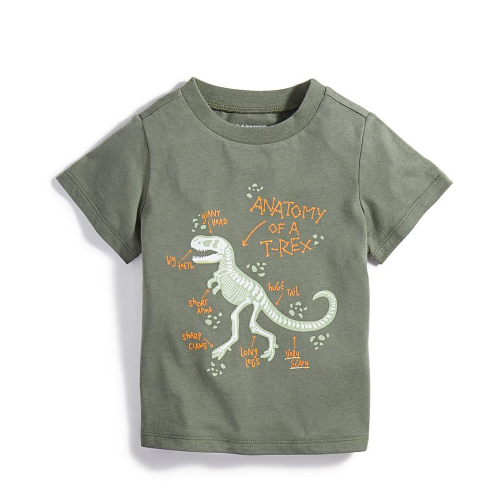 商品First Impressions|Baby Boys T-Rex Anatomy T-Shirt, Created for Macy's,价格¥53,第1张图片