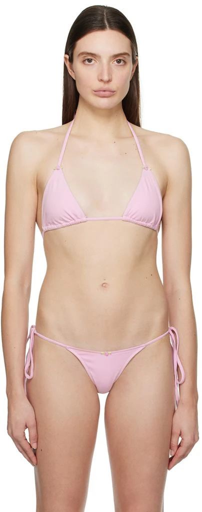 商品Frankies Bikinis|Pink Nick Bikini Top,价格¥271,第1张图片