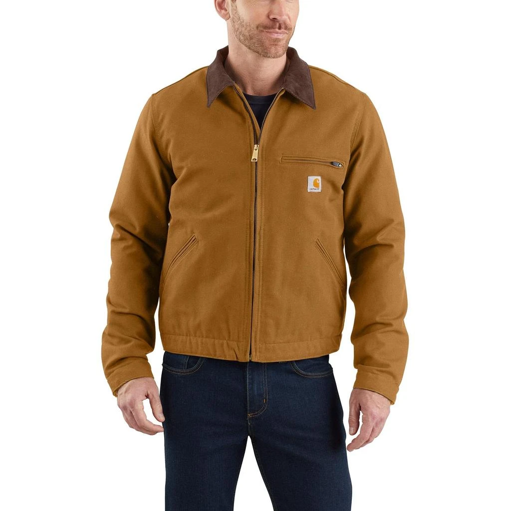 商品Carhartt|Carhartt Men's Relaxed Fit Duck BlanketLined Detroit Jacket,价格¥936,第1张图片