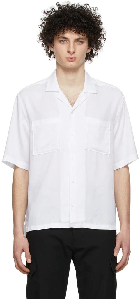 商品Hugo Boss|White Twin Pocket Short Sleeve Shirt,价格¥467,第1张图片