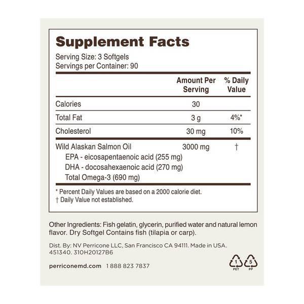 商品Perricone MD|Perricone MD Omega-3 (90 day) 270 softgels (Worth $126),价格¥823,第6张图片详细描述