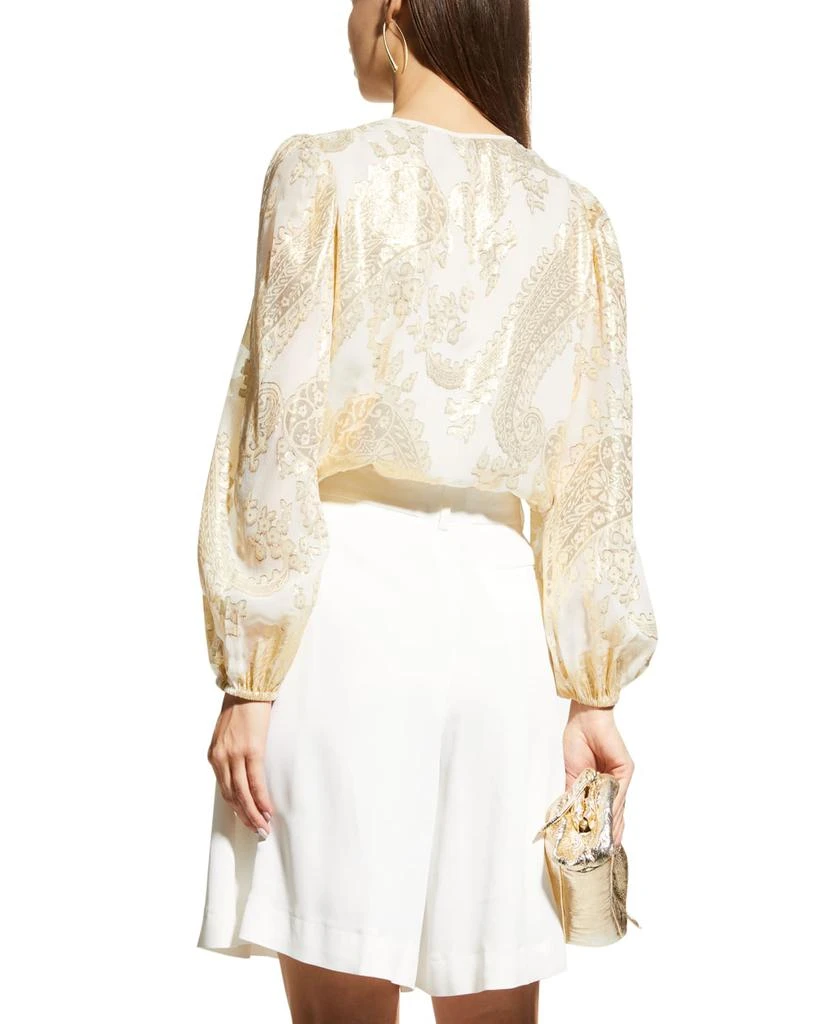 Nicky Metallic Jacquard Blouse 商品