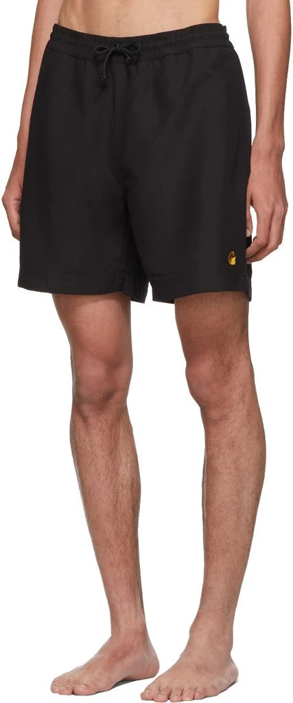 商品Carhartt WIP|Black Chase Swim Shorts,价格¥330,第4张图片详细描述