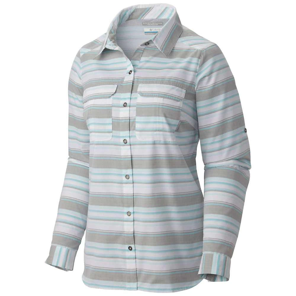 商品Columbia|Columbia Women's Pilsner Peak Stripe LS Shirt,价格¥281,第2张图片详细描述