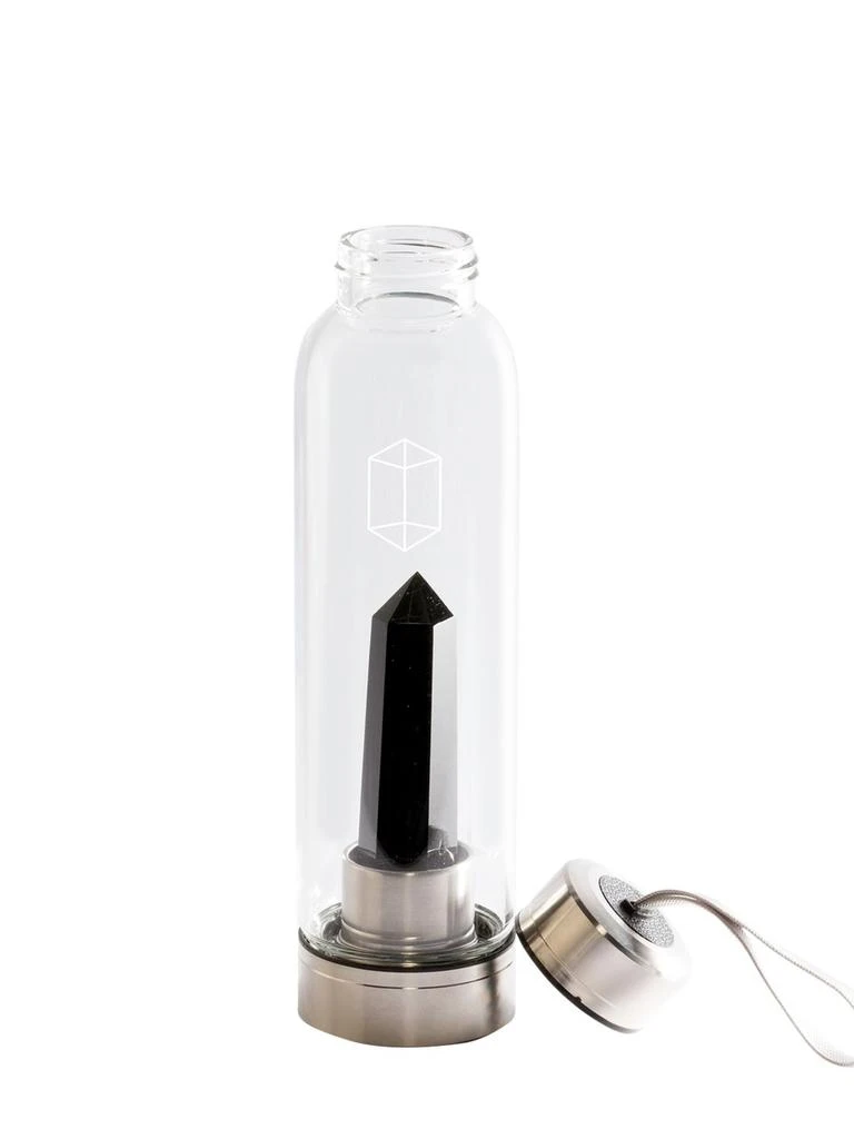 商品GLACCE|Black Obsidian Glass Water Bottle,价格¥314,第1张图片详细描述