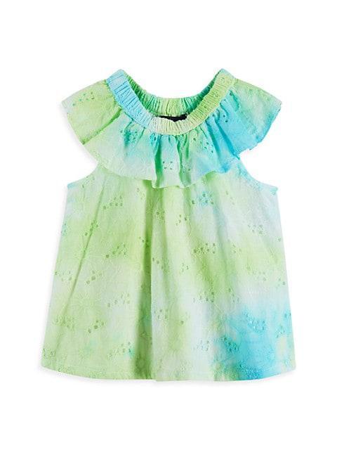 商品Andy & Evan|Baby Girl's 2-Piece Eyelet Tie-Dye Dress & Bloomers Set,价格¥159,第5张图片详细描述