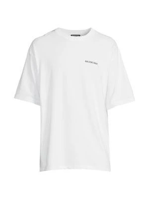 商品Balenciaga|Logo Graphic T Shirt,价格¥3578,第3张图片详细描述