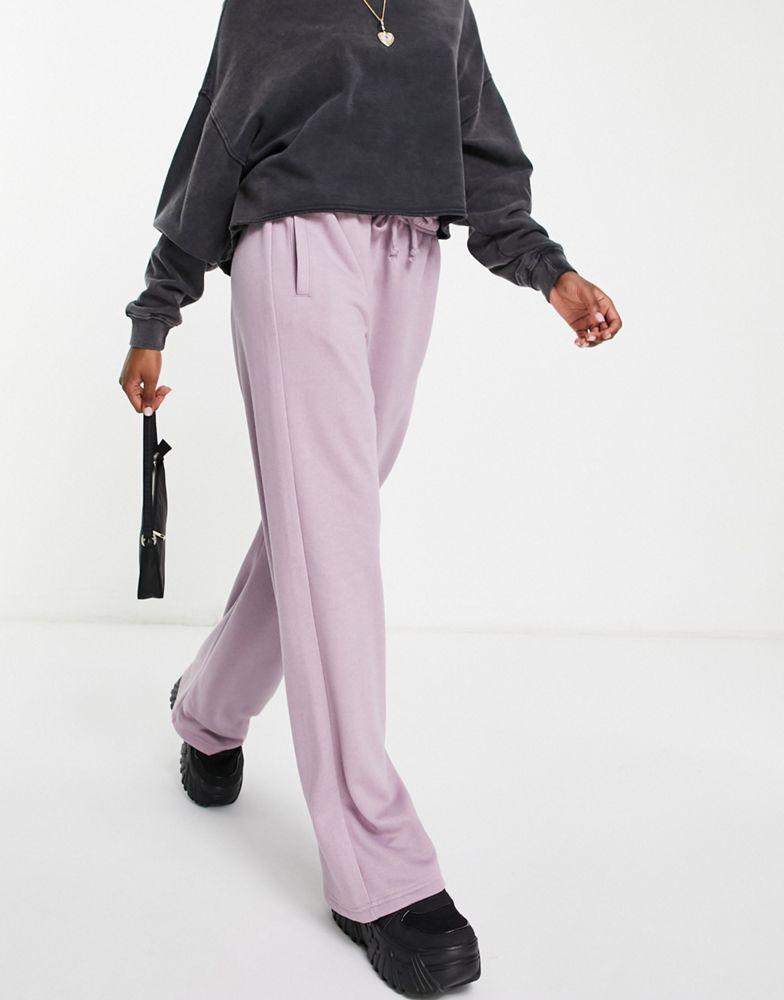 商品Topshop|Topshop straight leg jogger in purple,价格¥101,第1张图片