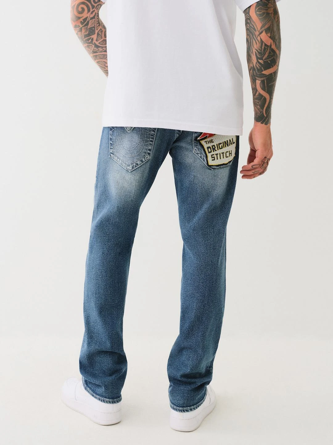 商品【商品预售7天】 True Religion|True Religion 男士牛仔裤 108493IPLM 白色,价格¥1438,第3张图片详细描述