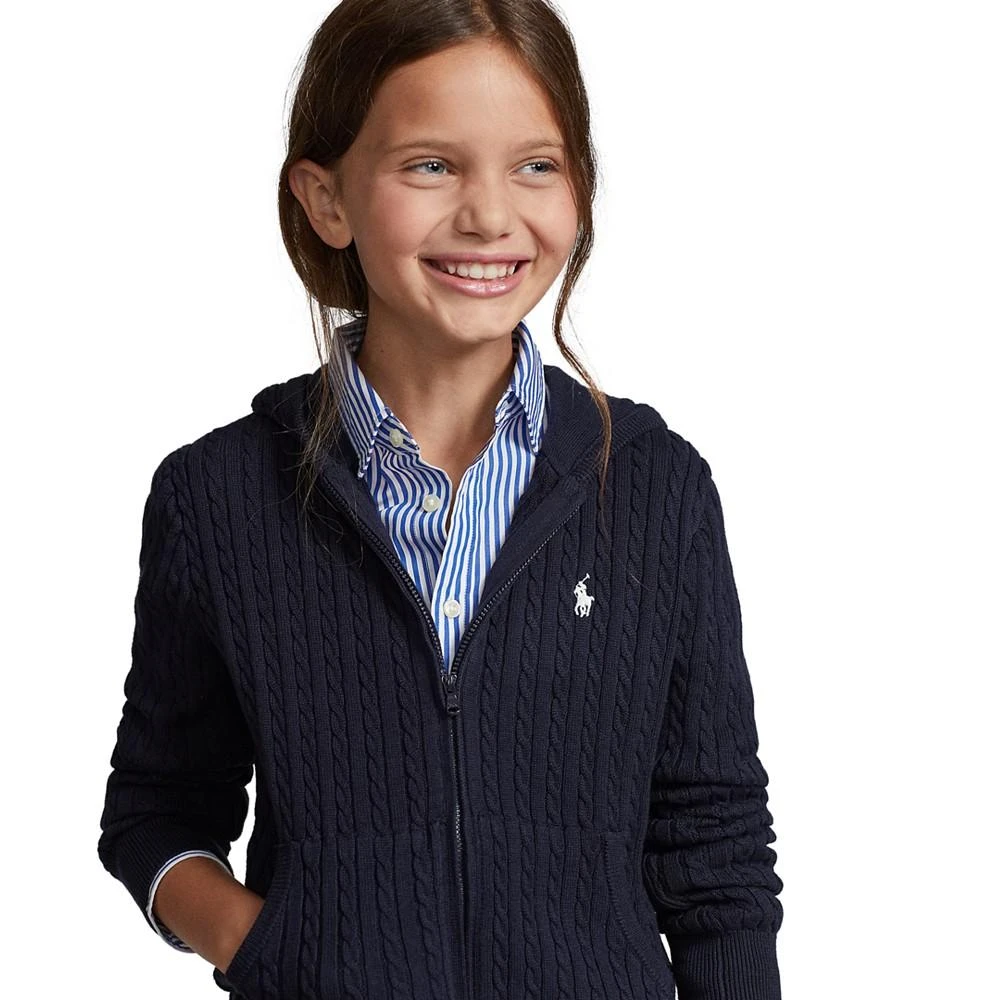 商品Ralph Lauren|女大童全拉链连帽衫,价格¥380,第3张图片详细描述