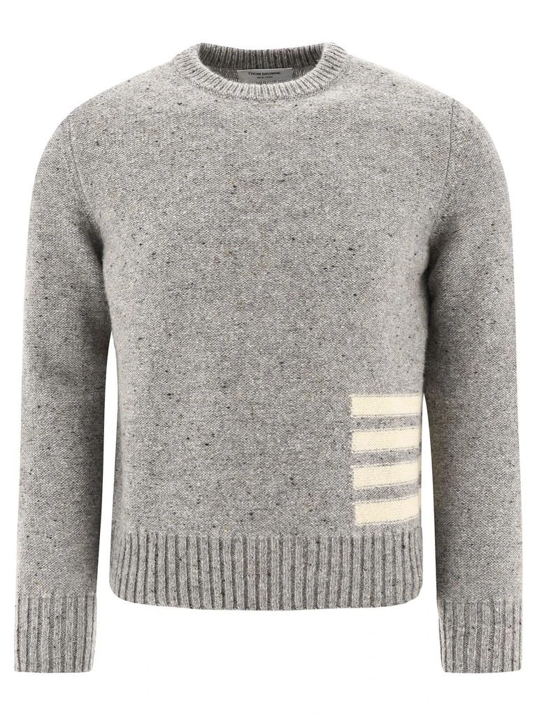 商品Thom Browne|Thom Browne 4-Bar Crewneck Sweater,价格¥3568,第1张图片