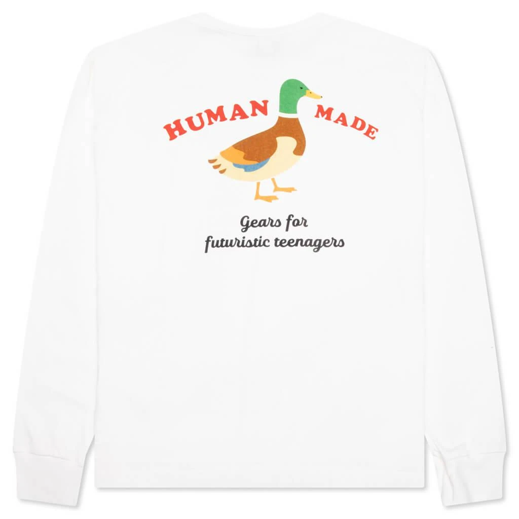 商品Human Made|Graphic L/S T-Shirt #3 - White,价格¥1082,第2张图片详细描述