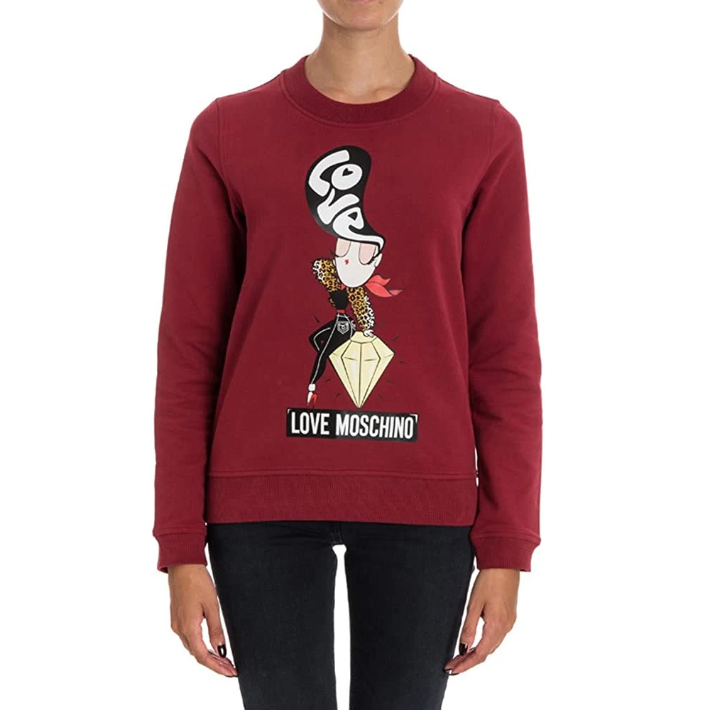商品Moschino|MOSCHINO 红色女士卫衣/帽衫 W631303-E1861-P13,价格¥1155,第1张图片