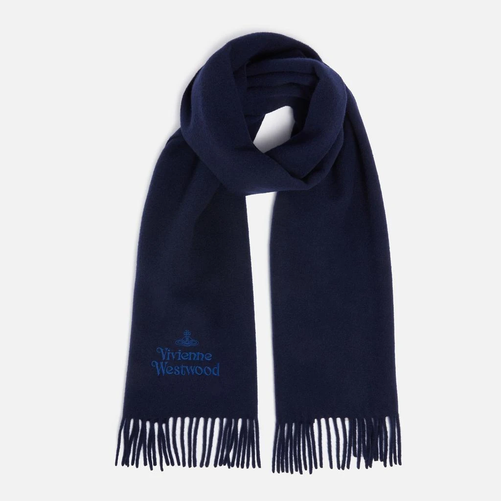 商品Vivienne Westwood|Vivienne Westwood Logo-Embroidered Wool Scarf,价格¥966,第1张图片