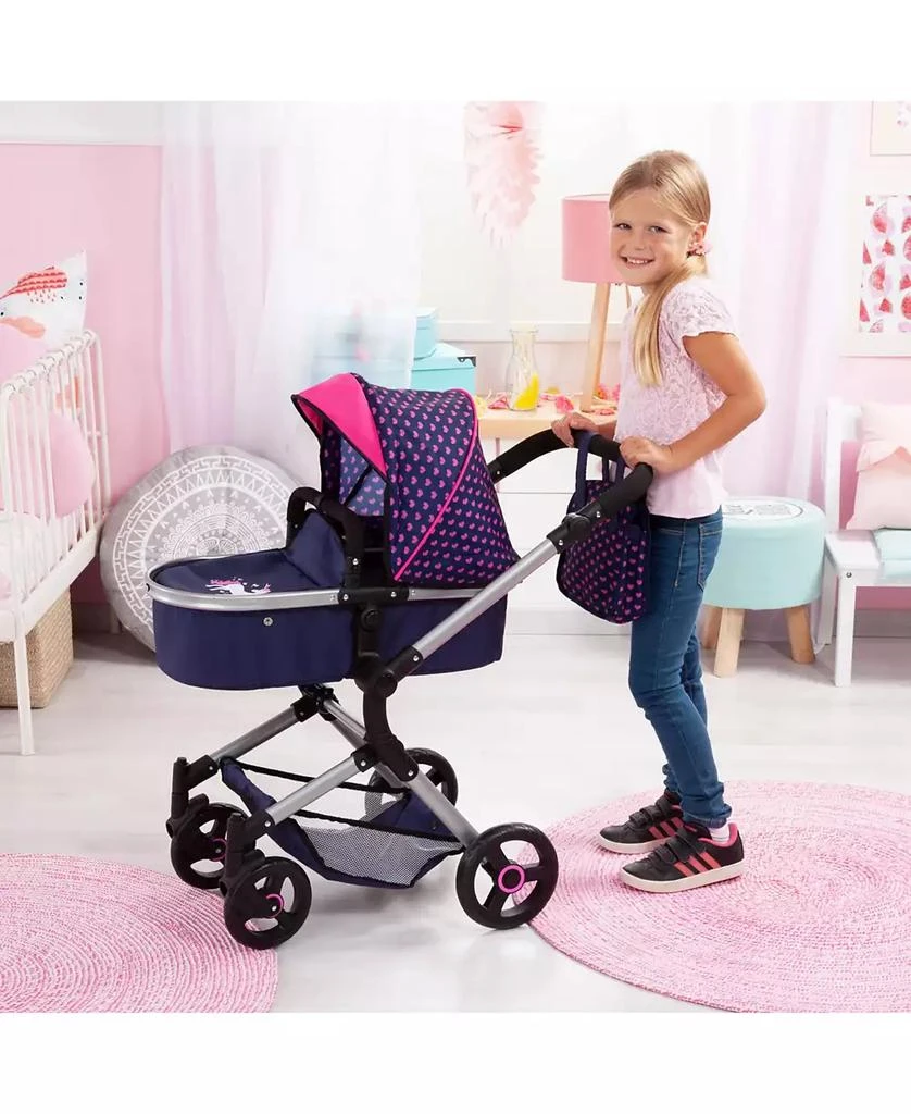 商品Redbox|Baby Doll City Vario Pram Baby Doll Stroller with Diaper Bag,价格¥524,第3张图片详细描述