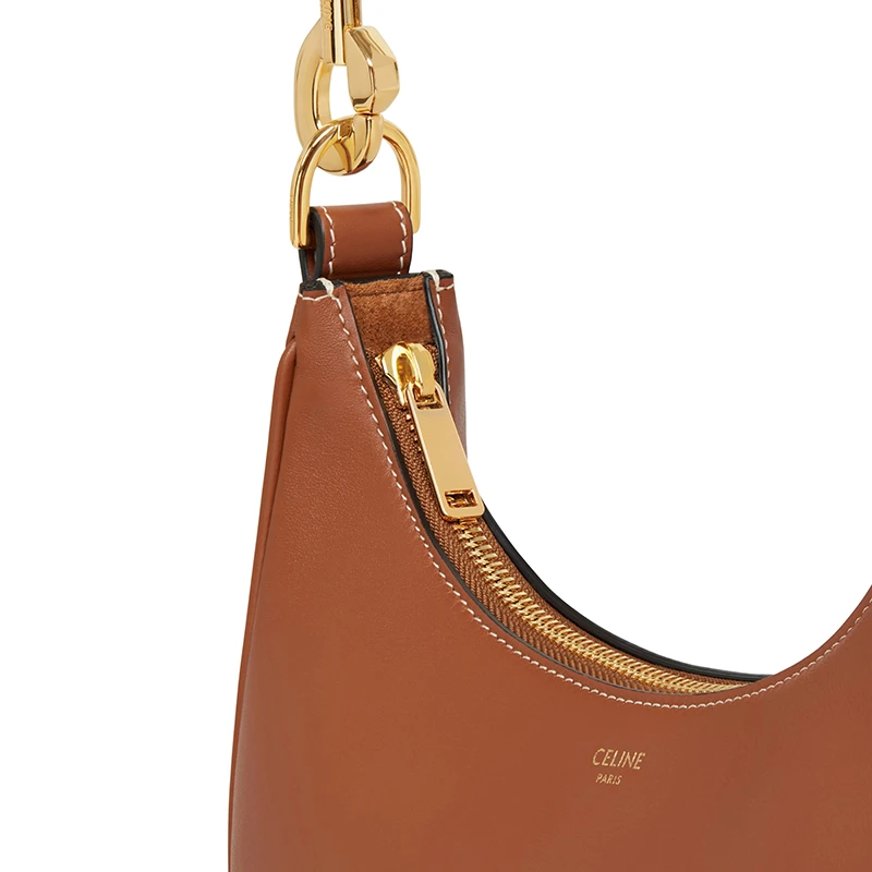 CELINE/赛琳 21秋冬新款AVA系列 女士中号黄褐色光滑小牛皮单肩手提腋下包196923DGQ.04LU 商品