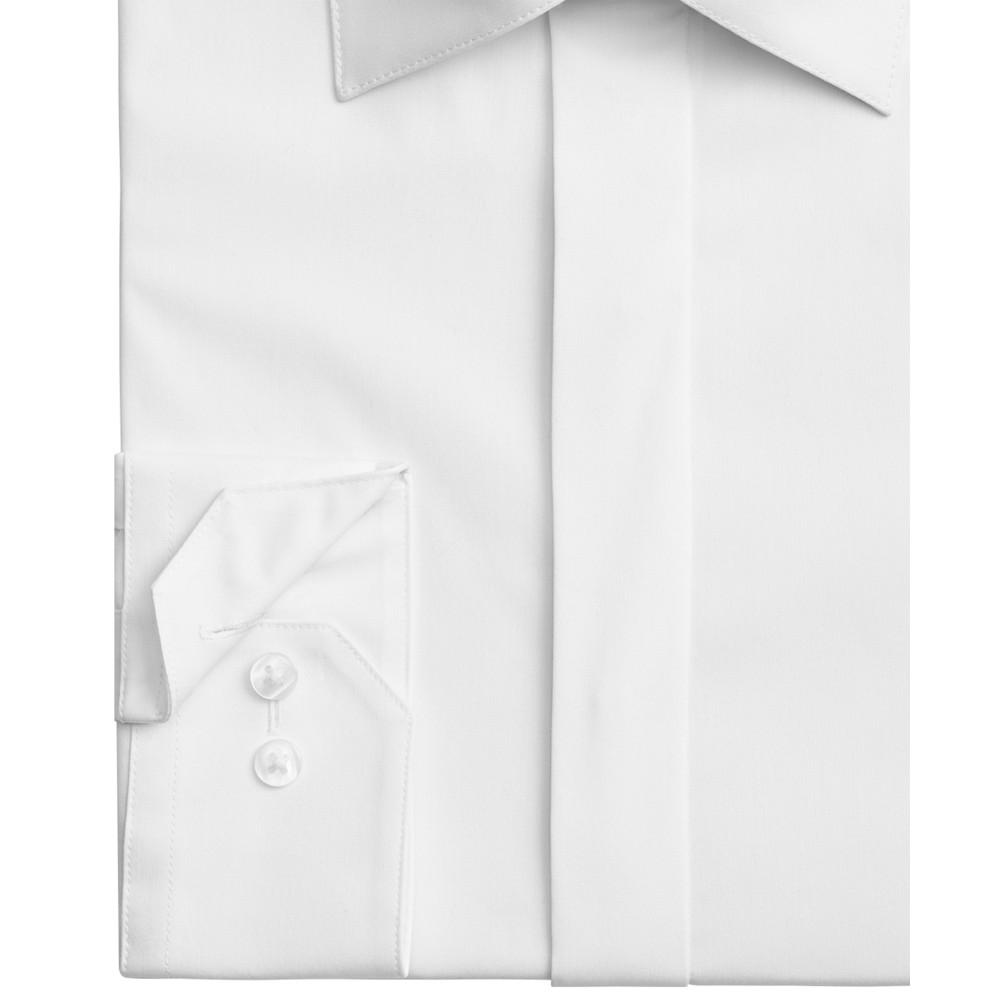 Men's Regular Fit 2-Way Stretch Formal Convertible-Cuff Dress Shirt, Created for Macy's商品第3张图片规格展示