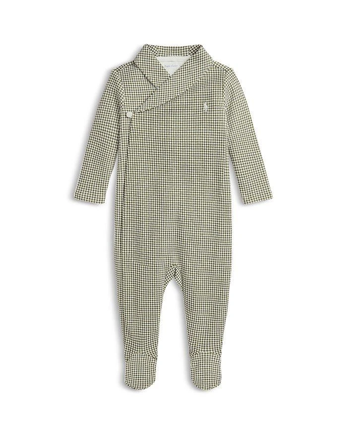 商品Ralph Lauren|Polo Boys' Houndstooth Cotton Footed Coverall - Baby,价格¥257,第1张图片详细描述