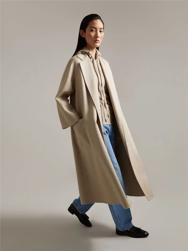 商品Max Mara|MaxMara 经典双面羊绒大衣 LUDMILLA 1016054106,价格¥29260,第4张图片详细描述