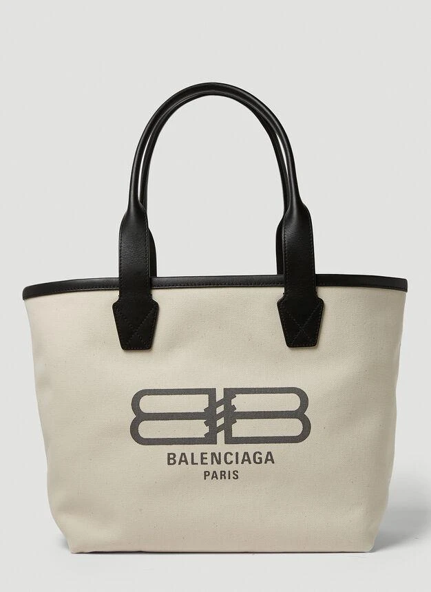 商品Balenciaga|Jumbo Tote Bag in White,价格¥4255,第1张图片