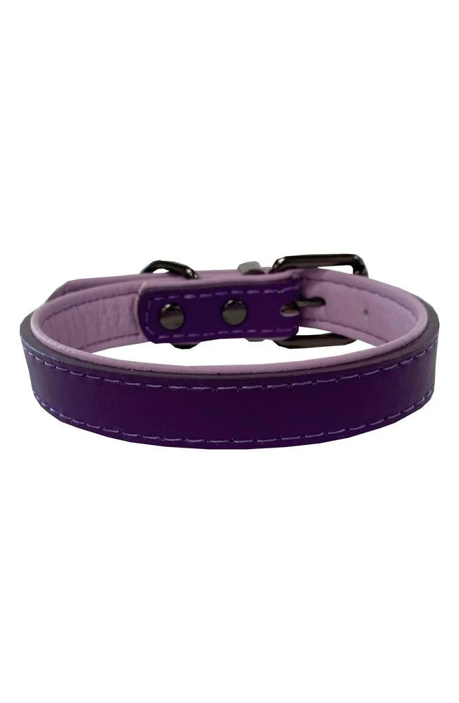商品DOGS OF GLAMOUR|Atelier Luxury Purple Dog Collar,价格¥247,第2张图片详细描述